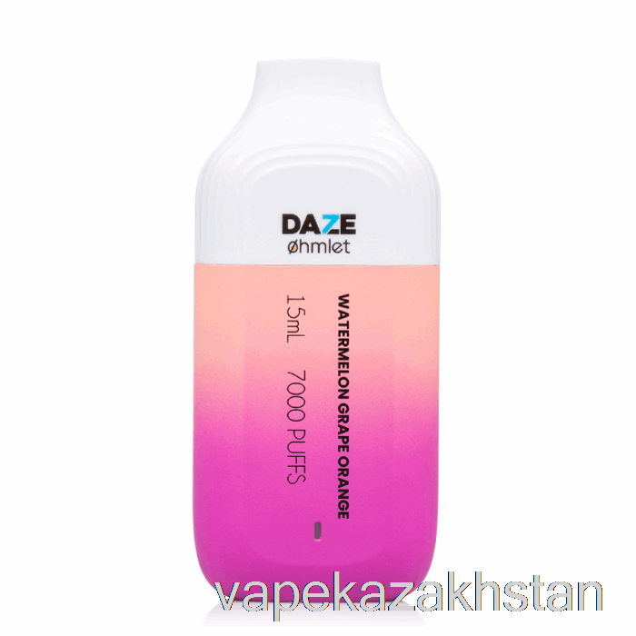 Vape Disposable 7 Daze OHMLET 7000 0% Zero Nicotine Disposable Watermelon Grape Orange